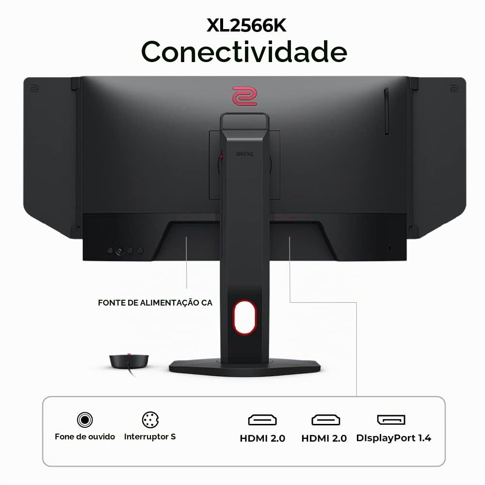 Monitor Gamer BenQ ZOWIE XL2566K para PC com 24.5